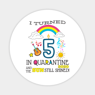 Quarantine 5th Birthday 2020 Magnet